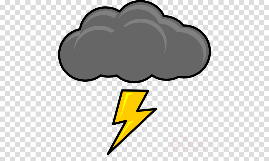 Download Cartoon Thunder Cloud Clipart Cumulonimbus Cloud Clip - Thunder  And Lightning Clipart PNG Image with No Background 