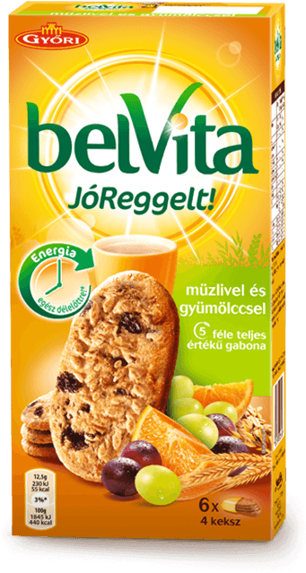 Home Sweets Biscuit Cookies Wafers Belvita Cereal Fruits - Belvita Belvita Breakfast Biscuits - Cranberry 6x50g (700x700), Png Download