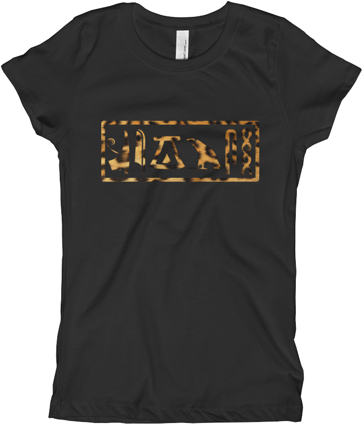 Negash ™ Hieroglyphic Cheetah Print Girl's T-shirt - Stop Sucking Save Our Ocean (1000x1000), Png Download