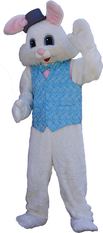 Easter Bunny Party Character (397x800), Png Download
