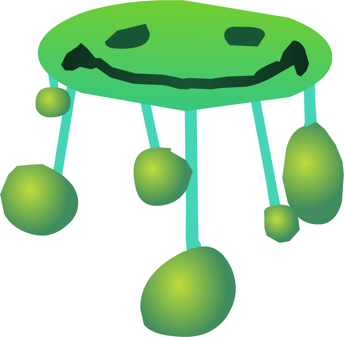 Animals Smiling Jellyfish (1096x1073), Png Download
