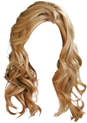 Download Long Wavy Casual Hairstyle - Brown Hair With Blonde Highlights PNG  Image with No Background 