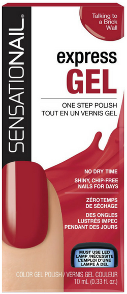 Express Gel Nail Polish Talking To A Brick - Sensationail I M So Bordeaux (600x600), Png Download