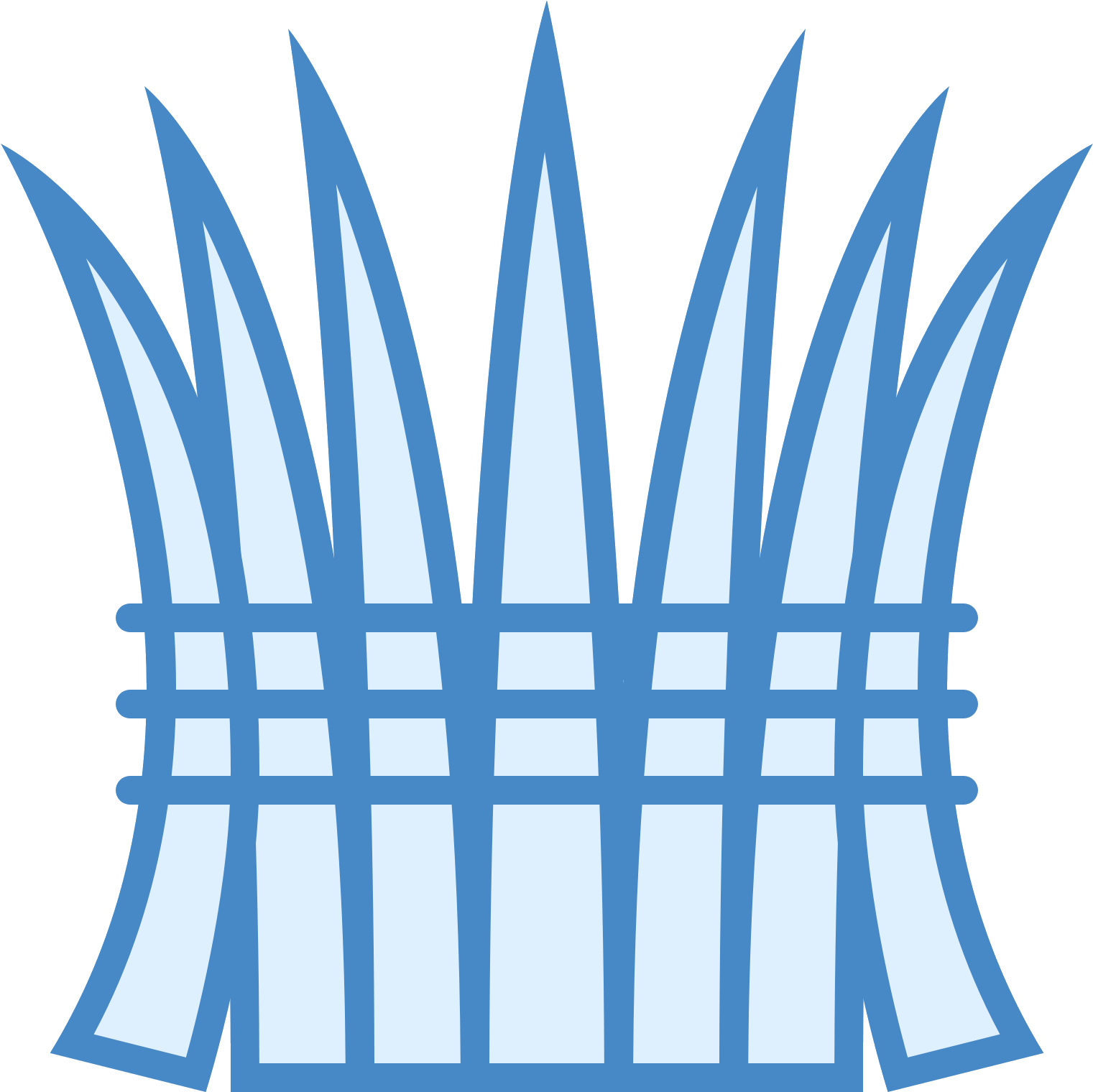 A Hay Icon Is A Group Of Stick Like Objects That Are - Wheatland Tube Company (1600x1600), Png Download