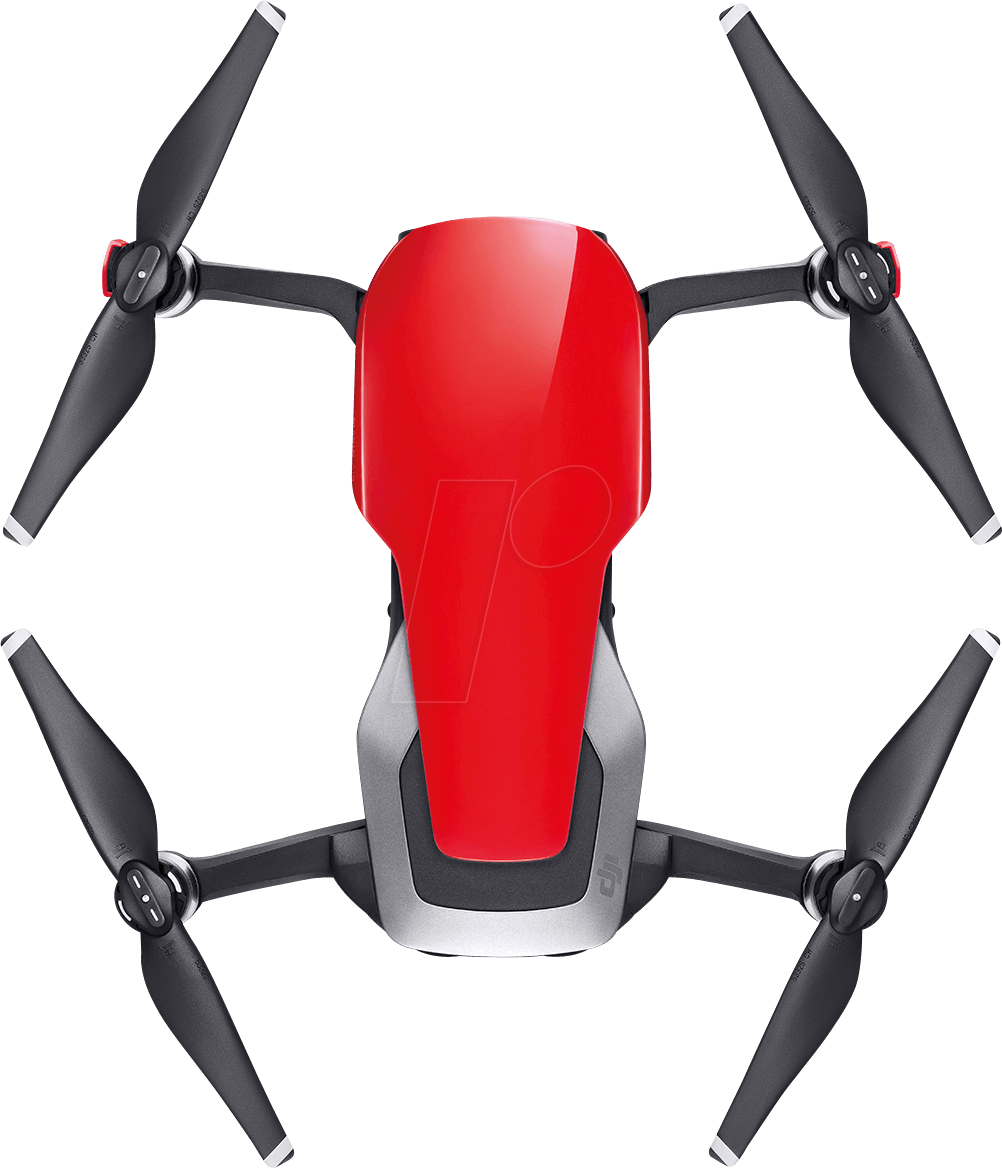 Dji Mavic Air Red Top View - Skin Mavic Air Red (1002x1168), Png Download