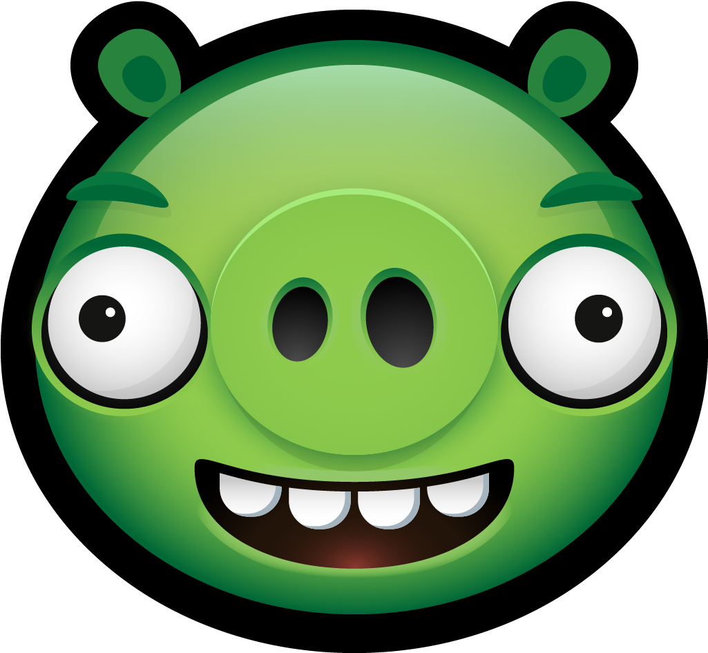 Minion Face Png Clip Art Free - Angry Birds Pig Face (1024x1024), Png Download