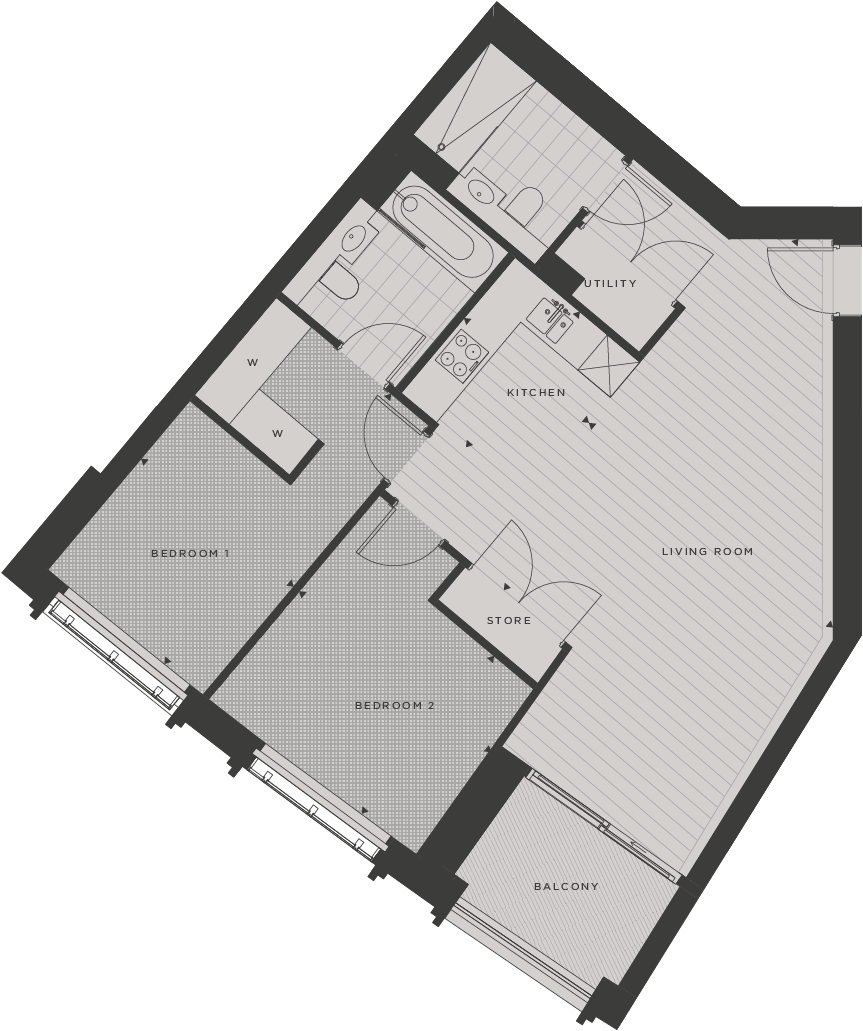 Approximate Measurements Only, They Are Not Necessarily - Floor Plan (863x1031), Png Download