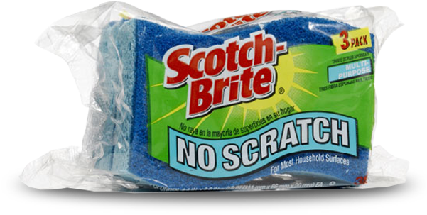 1 - Scotch-brite Heavy Duty Scourers (600x648), Png Download