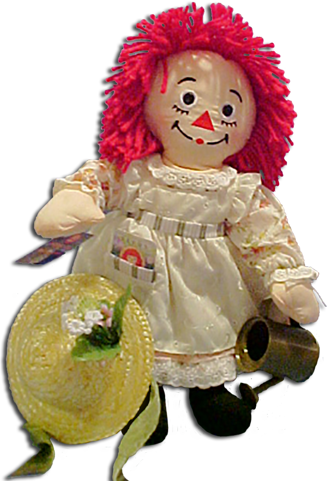 2003 Spring Raggedy Ann Rag Doll - Raggedy Ann & Andy Springtime 16' Raggedy Ann Doll (677x1000), Png Download