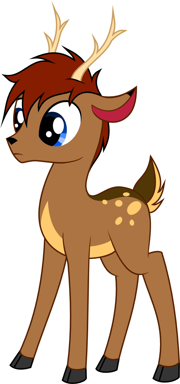 Deer Clipart Ear - Deer Mlp (800x1324), Png Download