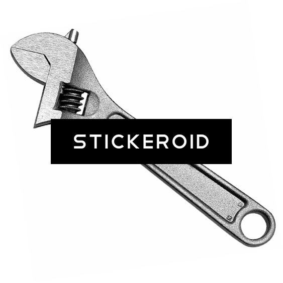 Wrench - Adjustable Spanner (563x564), Png Download