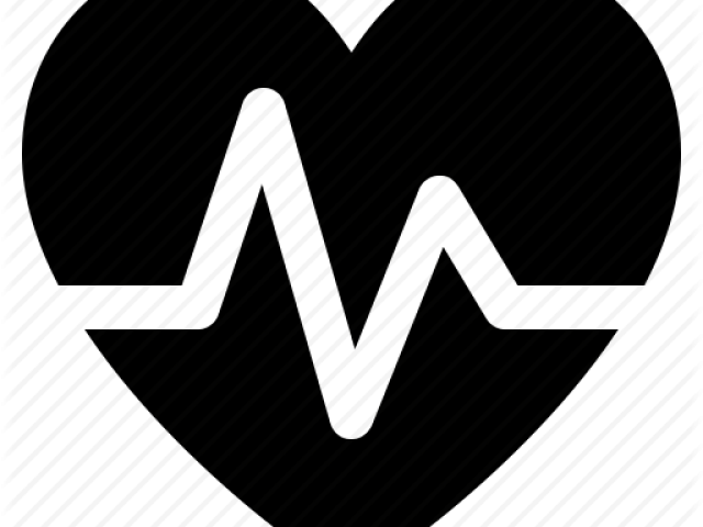 Heart Icons Ekg - Blue Health Clipart (640x480), Png Download