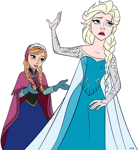 Frozen Castle At Getdrawings - Frozen Anna Disney Clipart (550x597), Png Download