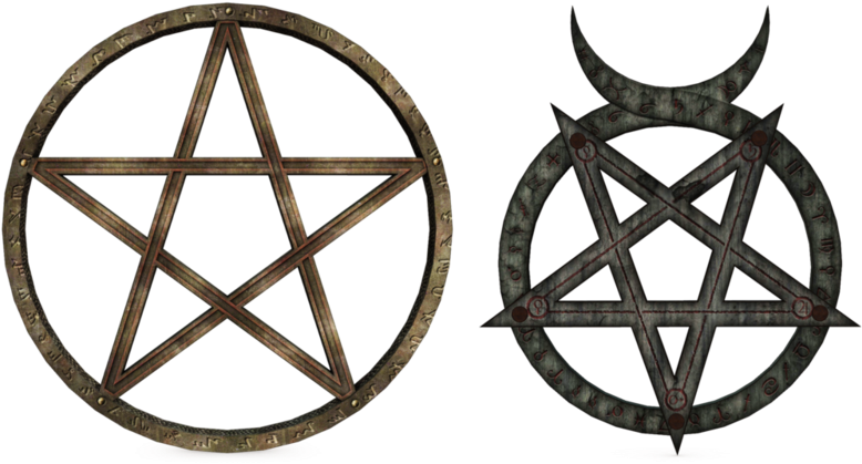 Pentacle Png, Download Png Image With Transparent Background, - Wiccan Pentagram (800x431), Png Download