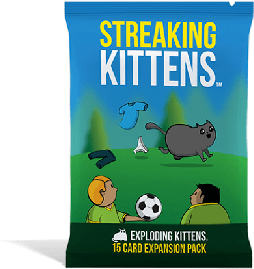 This Is The Second Expansion Of Exploding Kittens Ad - Exploding Kittens Streaking Kittens (940x587), Png Download