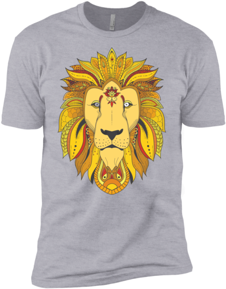 Lion Head - Nl3600 - Left Chest Logo Shirt (600x600), Png Download