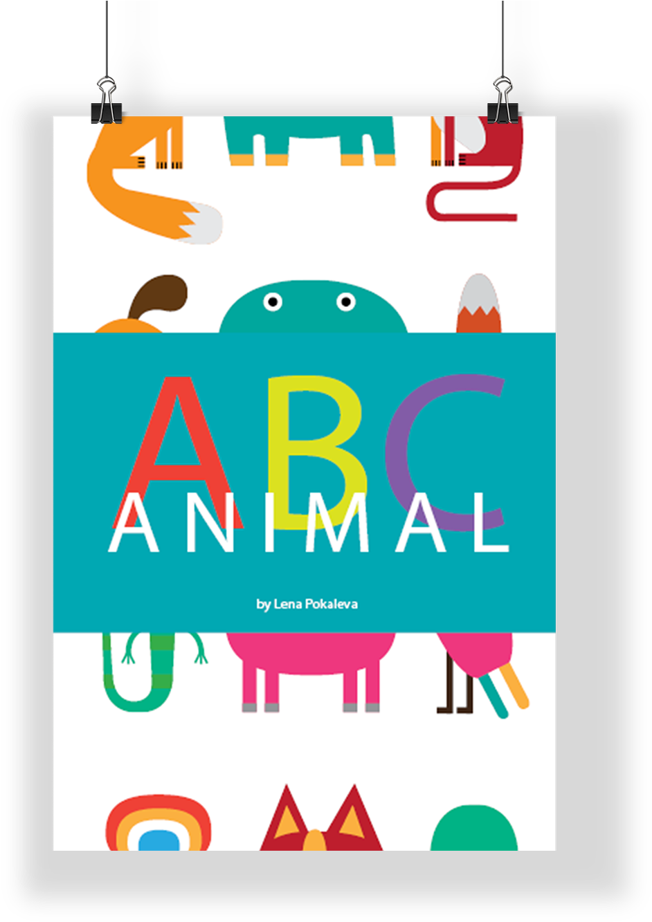 Alphabet Animals Png - Book (1000x1407), Png Download