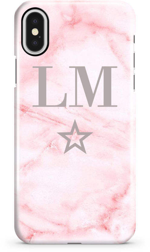 Personalised Cotton Candy Star Marble Iphone X Case - Iphone X (1024x1024), Png Download
