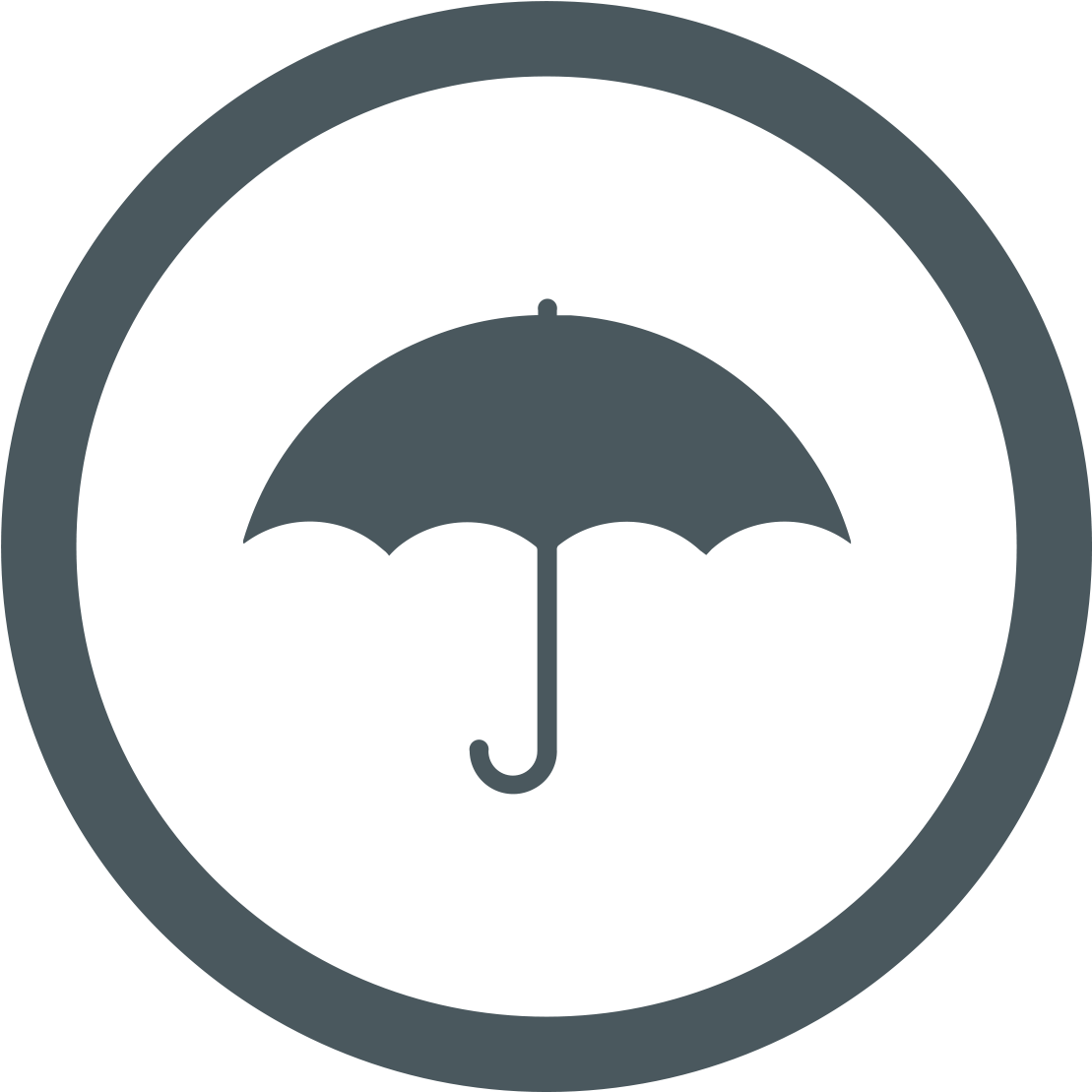 Wcs Umbrella Icon Grey - Windows 8 Back Icon (1200x1200), Png Download