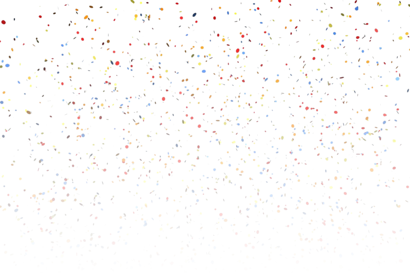 Confetti Png Transparent Image - Confetti Png (800x533), Png Download
