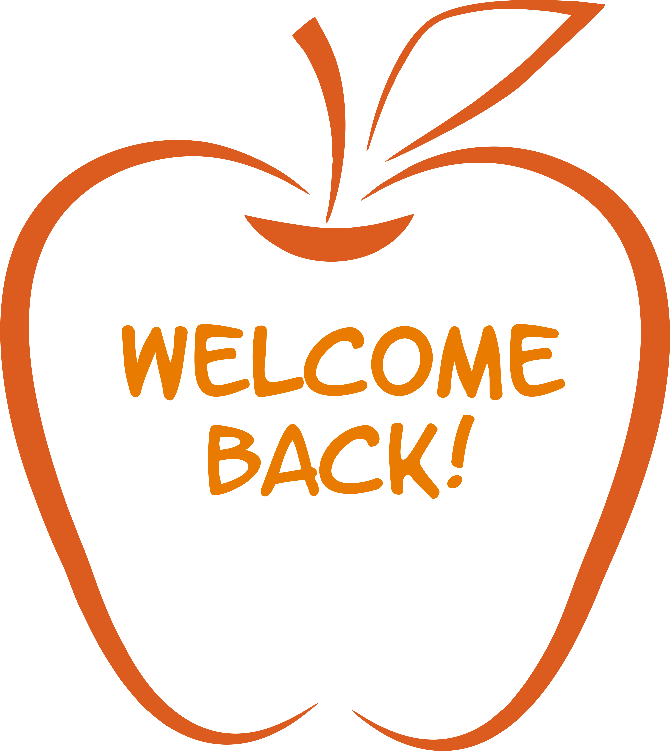 Apple Welcome Back - Stcf Welcome Rubber Stamps Custom Stamps Rubber Rubber (2676x3001), Png Download