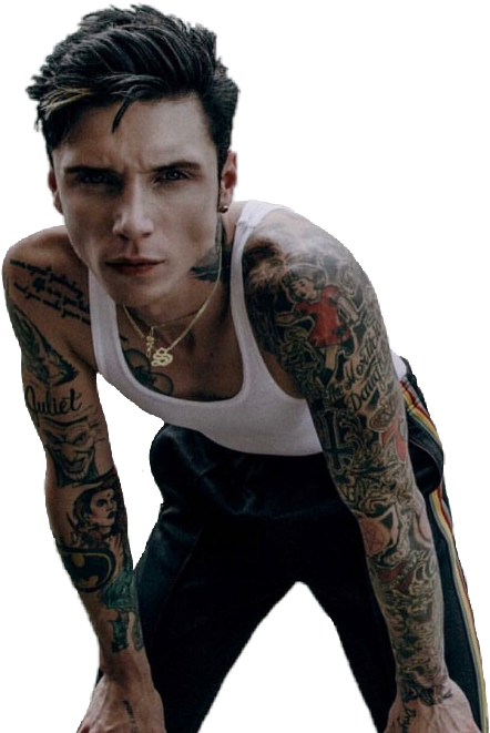Andy Biersack Black Veil Bride (480x665), Png Download