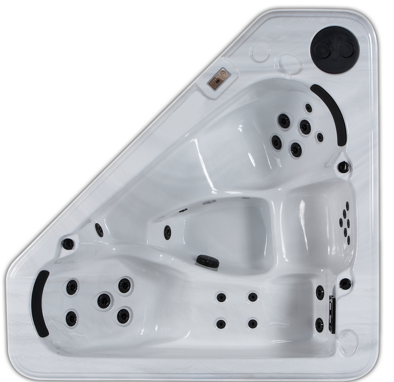 Corner Hot Tub Uk (804x768), Png Download
