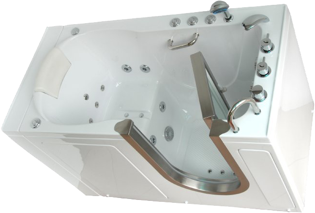 Arthritis - Walk In Bathtub With Jets (668x481), Png Download