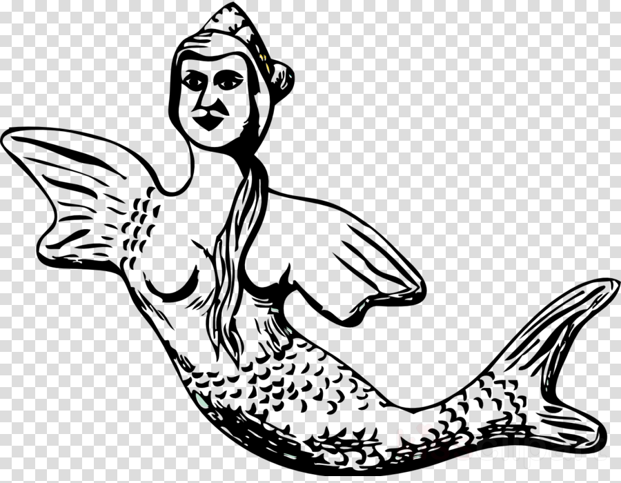 Mermaid Png Clipart Mermaid Clip Art (900x700), Png Download