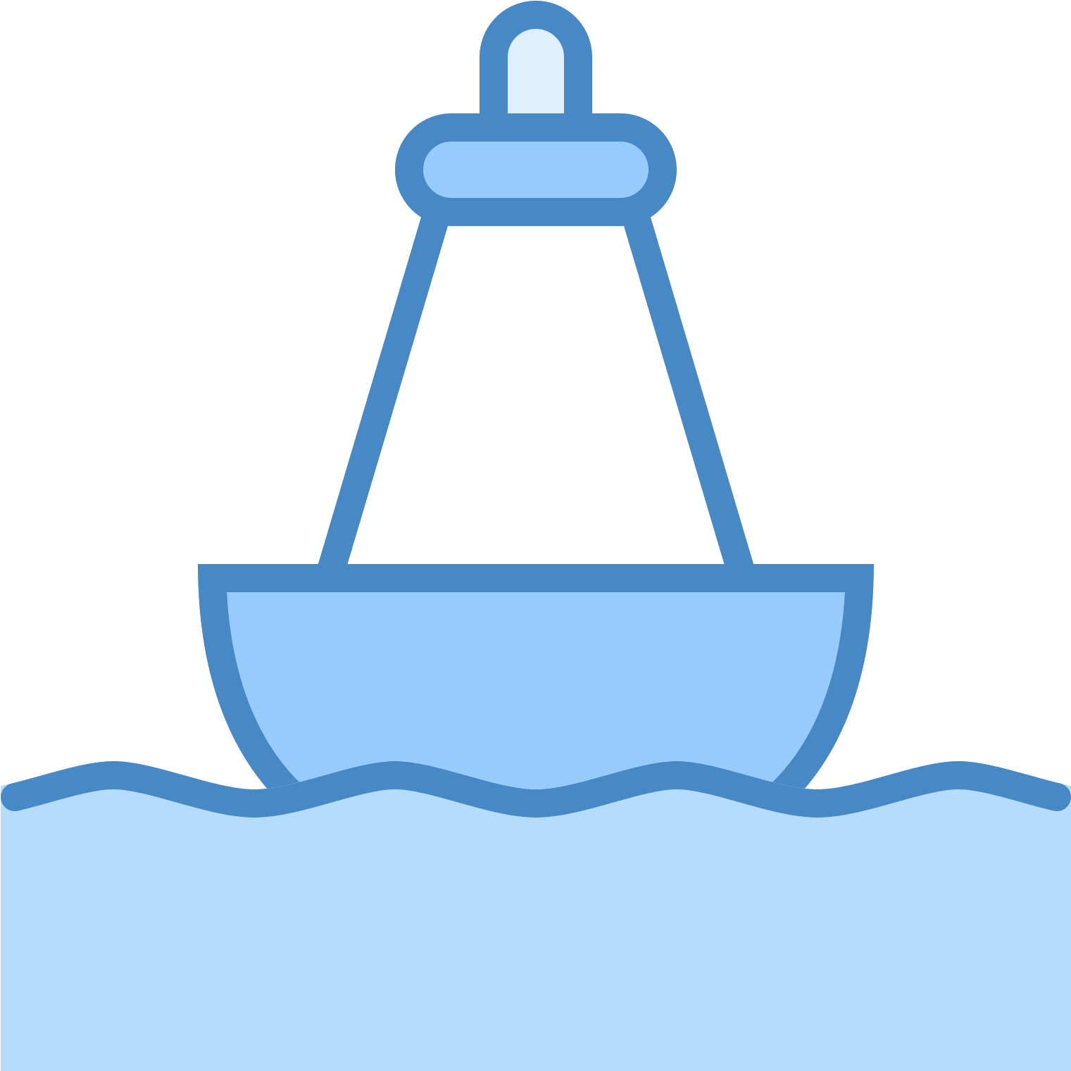 There Are Two Squiggly Lines - Icon Buoy (1600x1600), Png Download
