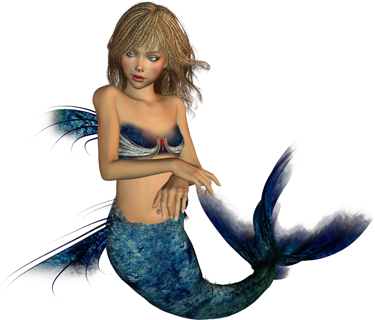 Mermaid Png Psp (804x631), Png Download