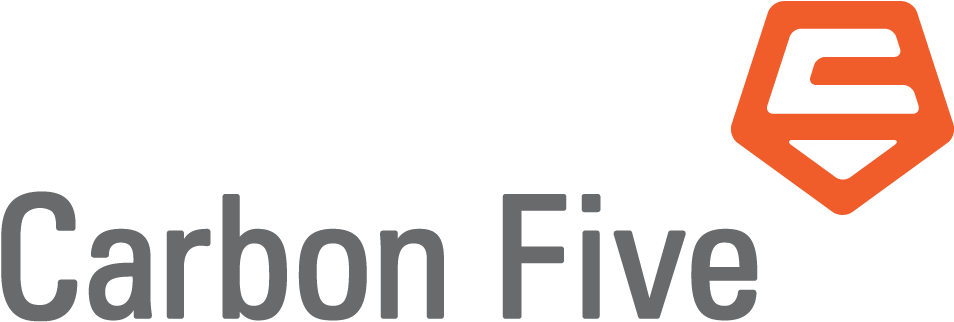 Write/speak/code Sponsor Carbon Five Logo - Carbon Five (1402x816), Png Download