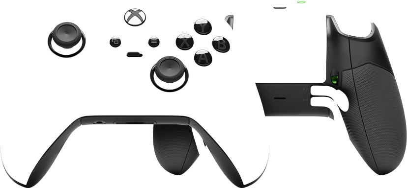 Xbox One Elite Controller - White Xb1 Elite Controller (1000x600), Png Download