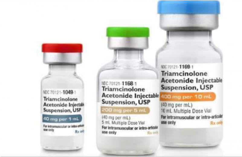 Triamcinolone Acetonide Injectable Suspension 5ml Mdv - Ndc 7012111691 (800x800), Png Download