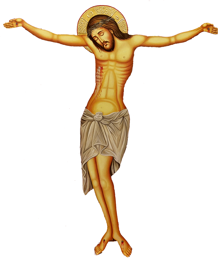 Jesus Christ On The Cross - Jesus (850x850), Png Download