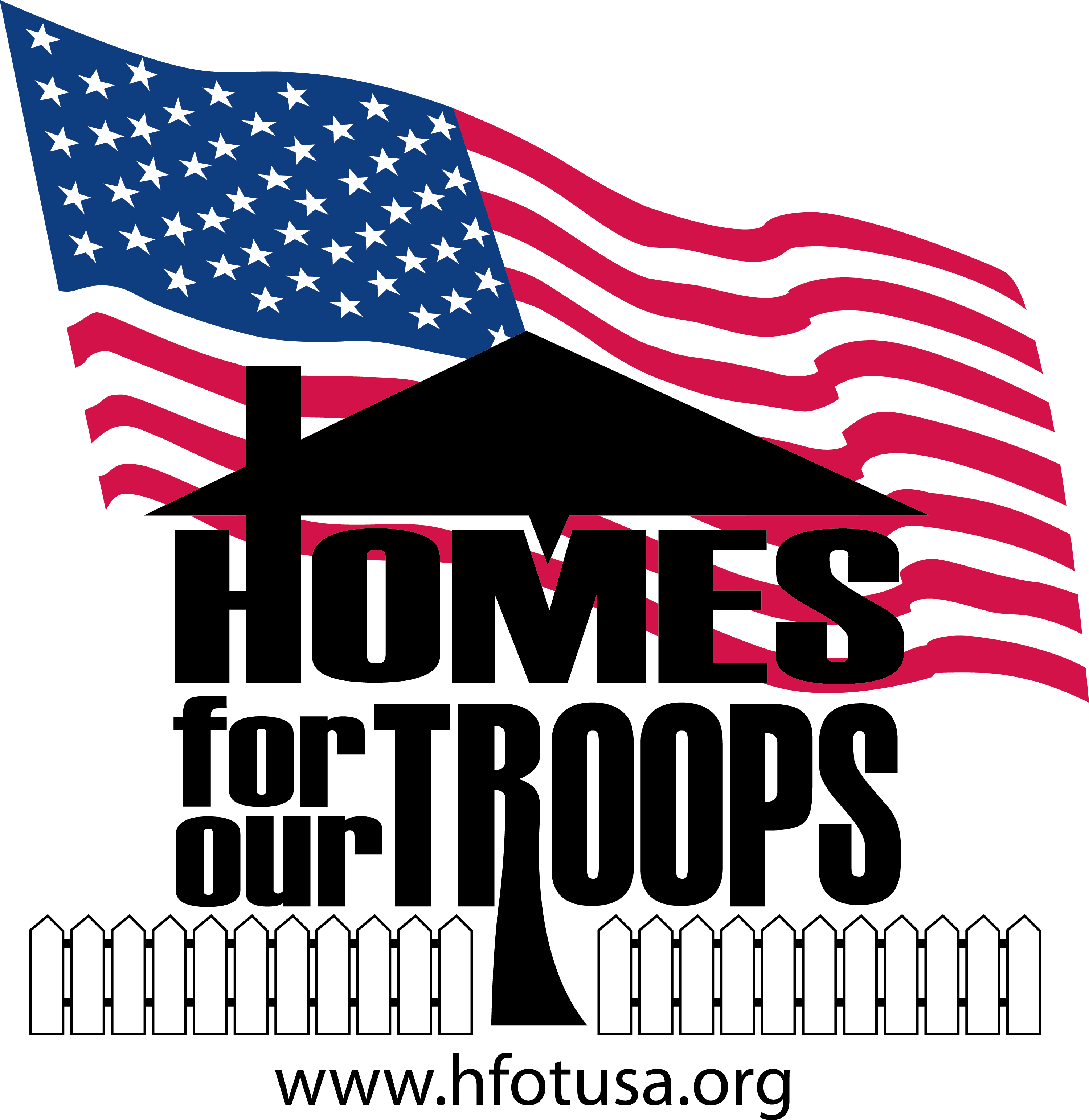 2015 Golf For Veterans Virtual Tournament - Homes For Our Troops Logo Transparent (3000x3095), Png Download