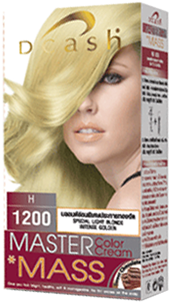 D-cash Professionals Hair Permanent Color 'master Mass - บ ลอน ด์ ทอง ประกาย (800x800), Png Download