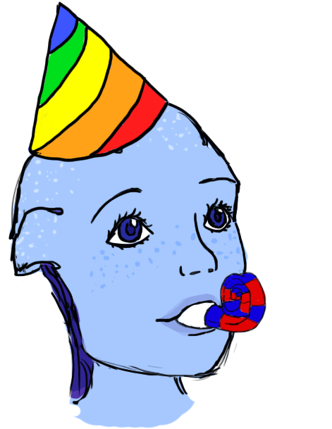 Birthdays For For Birthdays Gif - Party Transparent Gif (570x664), Png Download