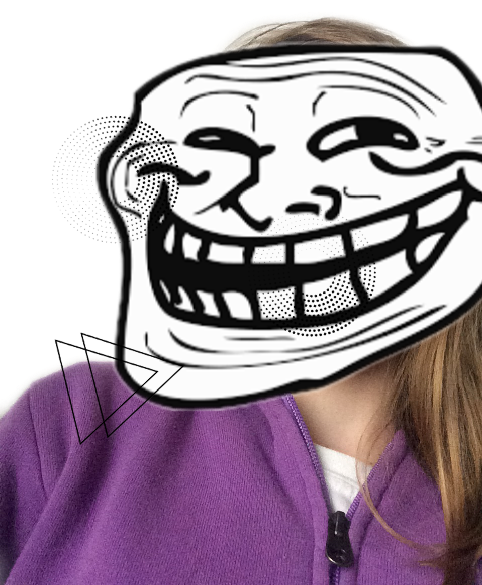 Retarded Troll Face (959x1164), Png Download