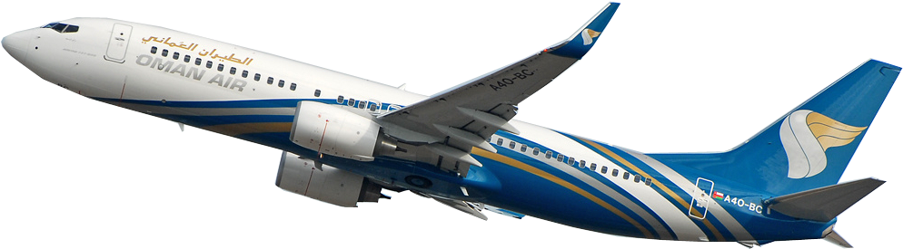 Airplane Travel Png - Oman Air Flight Png (1024x350), Png Download