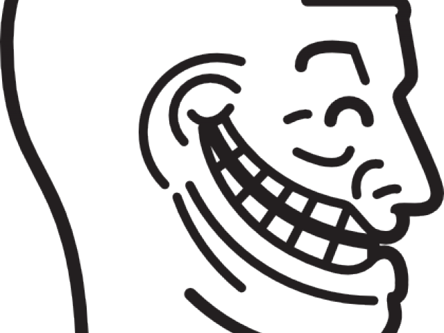 Trollface Clipart (640x480), Png Download