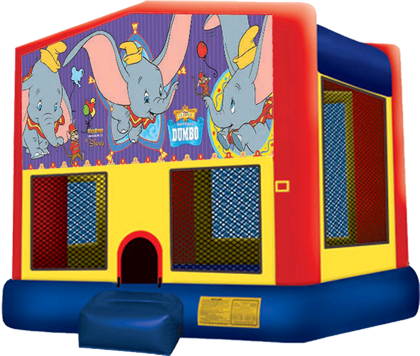 Dumbo Bounce House Rentals In Austin Texas From Austin - Pj Mask Bounce House Rental (864x792), Png Download