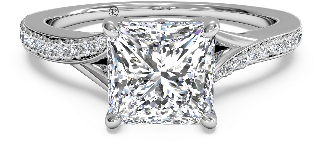Princess Diamonds - Diamond Cut Princess Ring (1280x860), Png Download