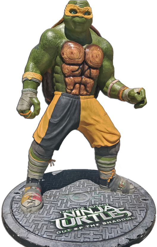 Michelangelo Teenage Mutant Ninja Turtle - Michaelangelo (620x827), Png Download