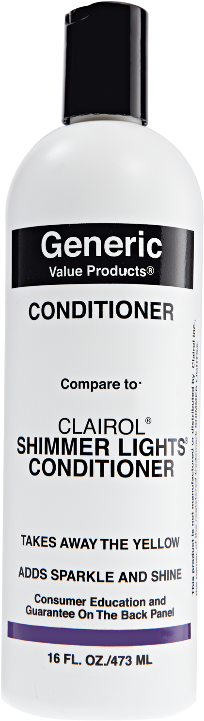 Conditioner Compare To Clairol Shimmer Lights Conditioner - Generic Value Products Tea Tree Oil Shampoo 33.8 Oz (1500x1500), Png Download