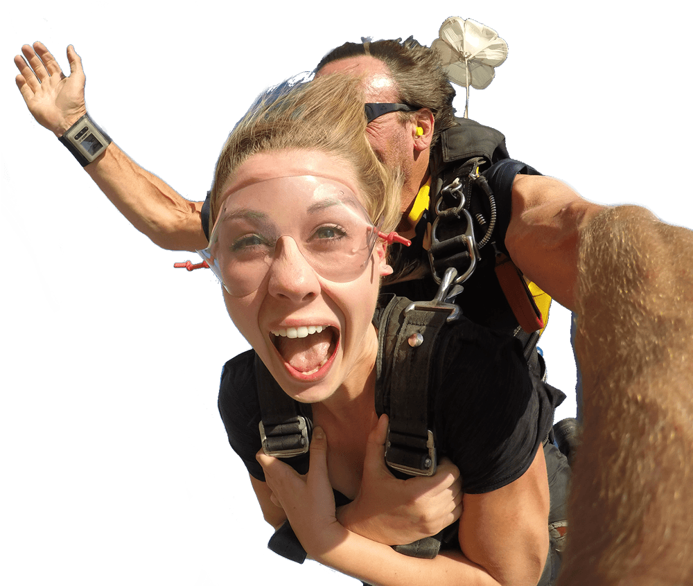 So Come Experience A 13,000 Ft - Tandem Skydiving (1000x855), Png Download