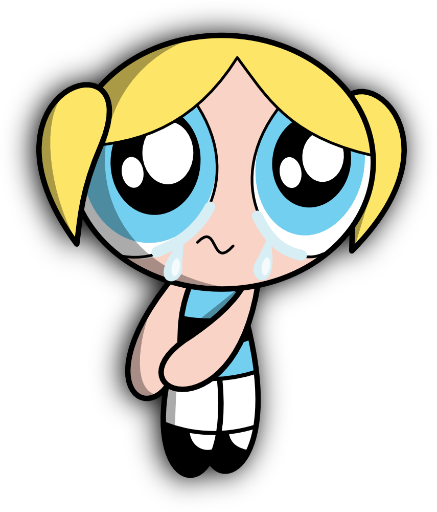 Powerpuff Girls Cry Bubbles (855x1000), Png Download