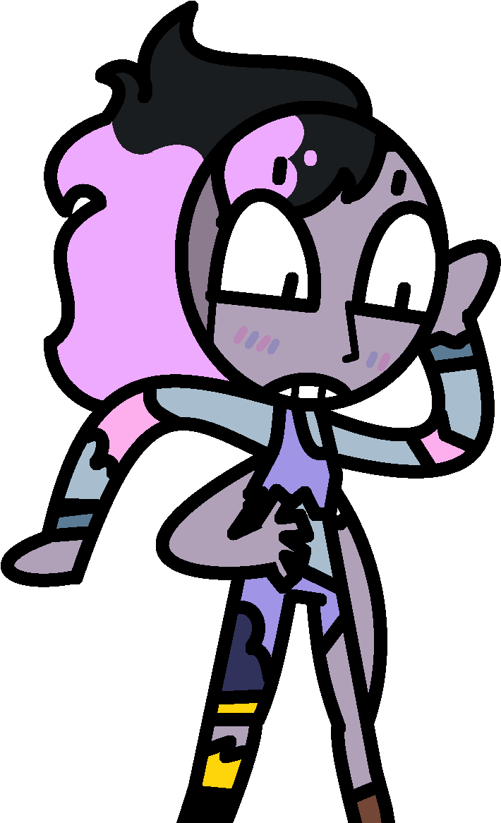 Pink And Black Cotton Candy (1214x1583), Png Download