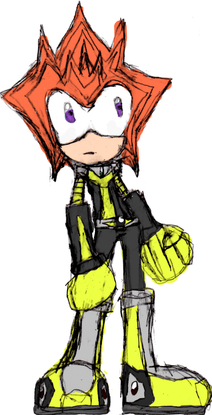 Cyphon The Sea Star Final - Cartoon (849x1661), Png Download