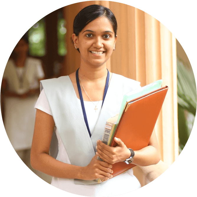 Nursing - Indian Nursing Students (682x688), Png Download